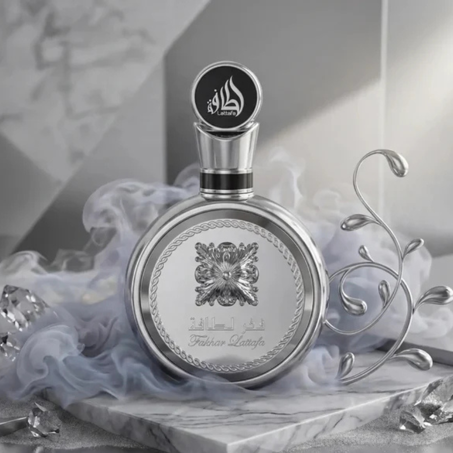 Lattafa Fakhar Platin EDP 100ml Unisex (Inspirado en Y Elixir de Yves Saint Laurent)