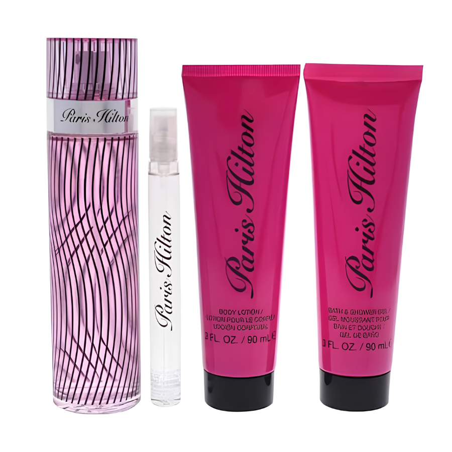 Paris Hilton Paris Hilton Estuche edp 100ml + 10ml + 90ml B/L + 90ml S/G Mujer