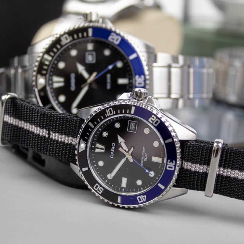 Reloj Casio Submariner Mini MDV-10C-1A2V Unisex - Análogo - Relojeando Default Title Casio Reloj Reloj Casio Submariner Mini MDV-10C-1A2V Unisex - Análogo