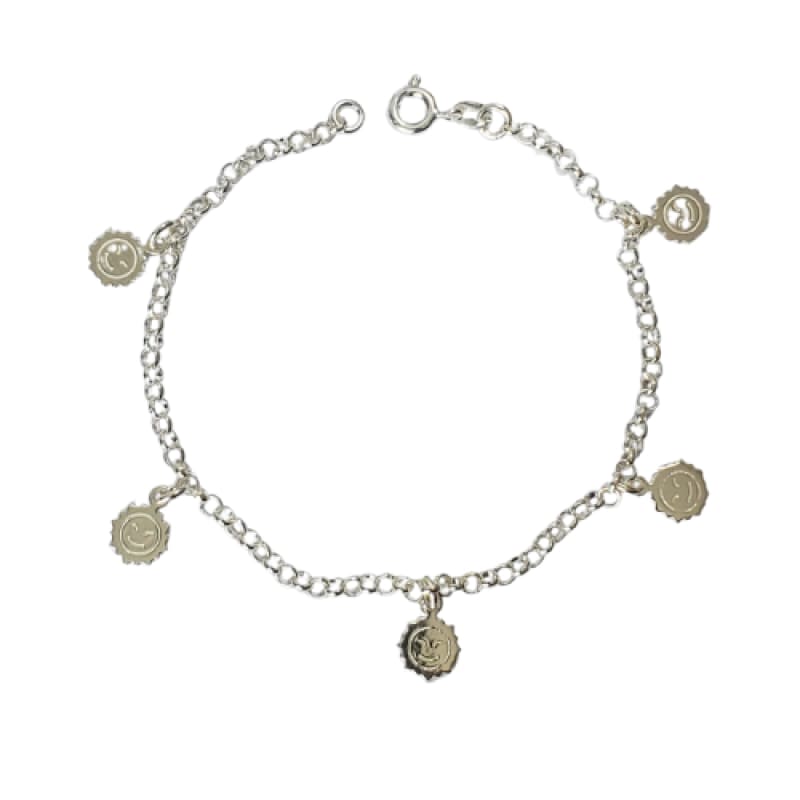 Pulsera 5 soles de primavera, 19cm plata 925 - Metalli - Default Title - Perfumisimo