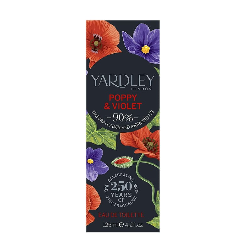 Yardley London Poppy & Violet edt 125ml Mujer