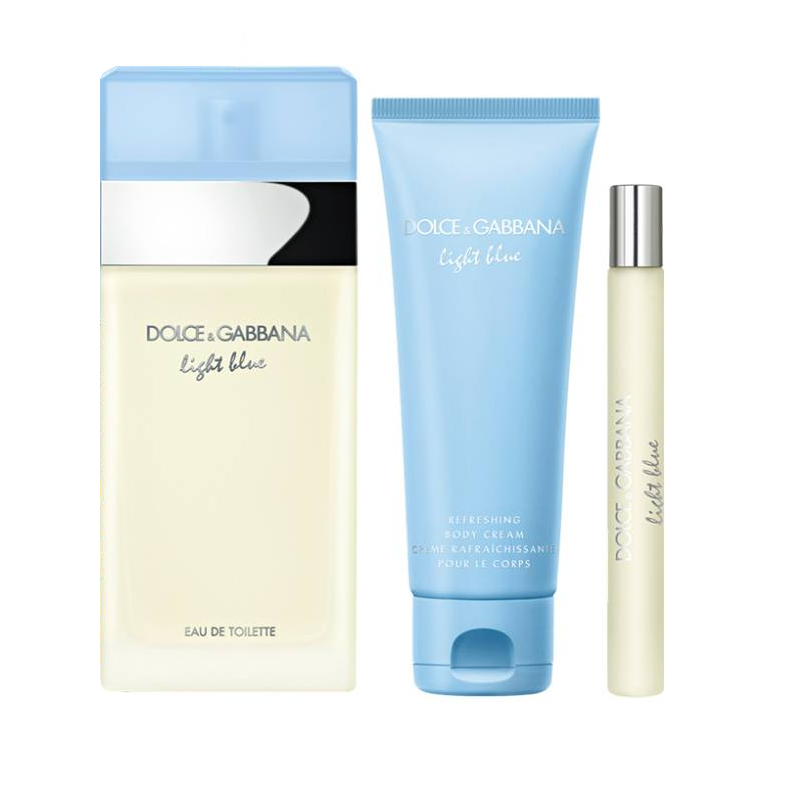 Dolce & Gabbana Estuche Light Blue edt 100ml+10ml+50ml B/L Mujer