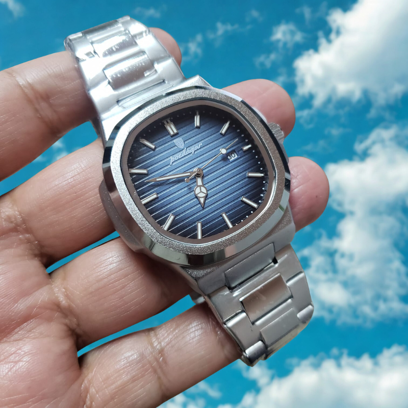 Reloj Poedagar cuadrado de lujo para hombre luminoso cuarzo