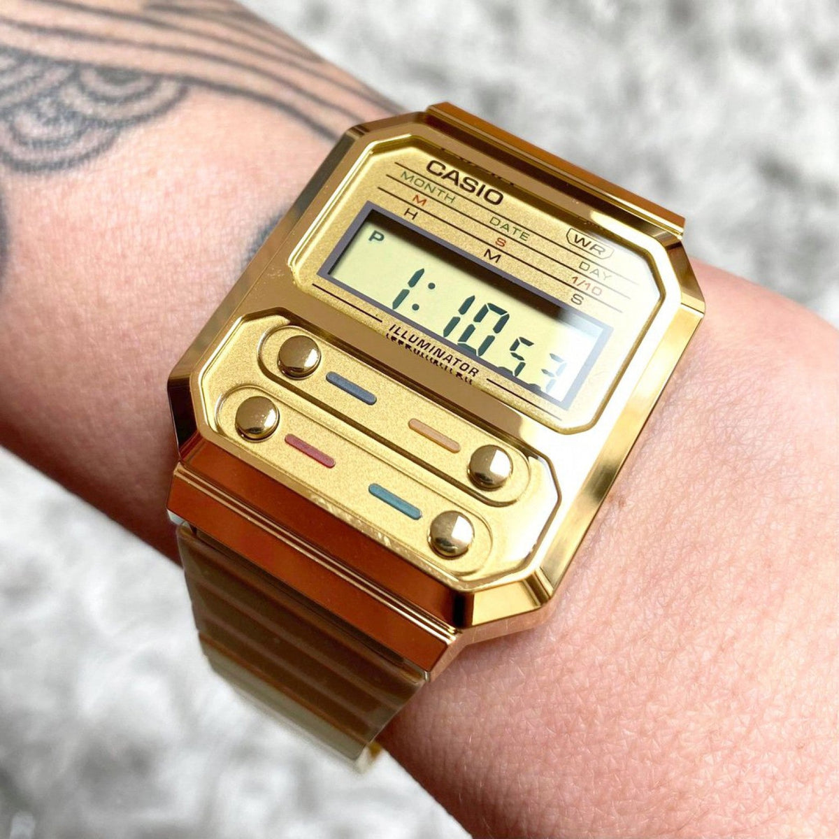 Reloj Casio Vintage A-100WEG-9A Unisex - Digital - Relojeando Default Title Casio Reloj Reloj Casio Vintage A-100WEG-9A Unisex - Digital