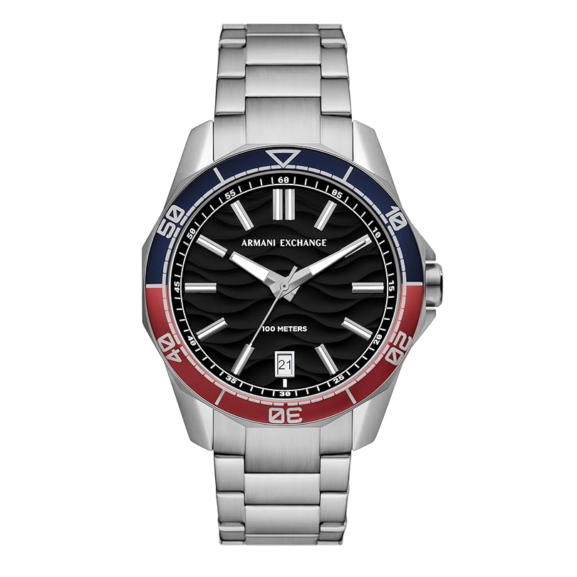 Reloj Armani Exchange de acero con fecha y tres manecillas - Armani Exchange - Default Title - Perfumisimo