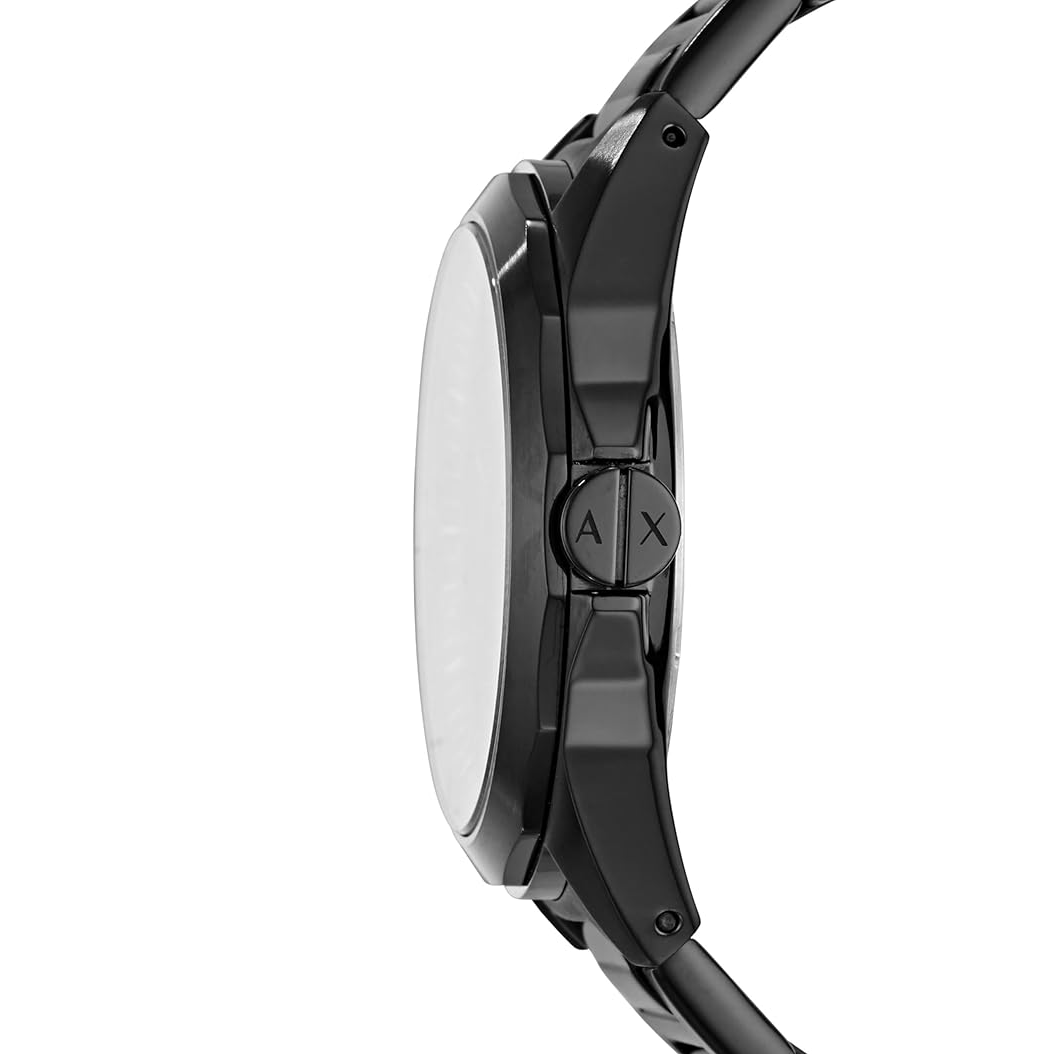 Reloj Armani Exchange de acero negro con tres manecillas - Armani Exchange - Default Title - Perfumisimo