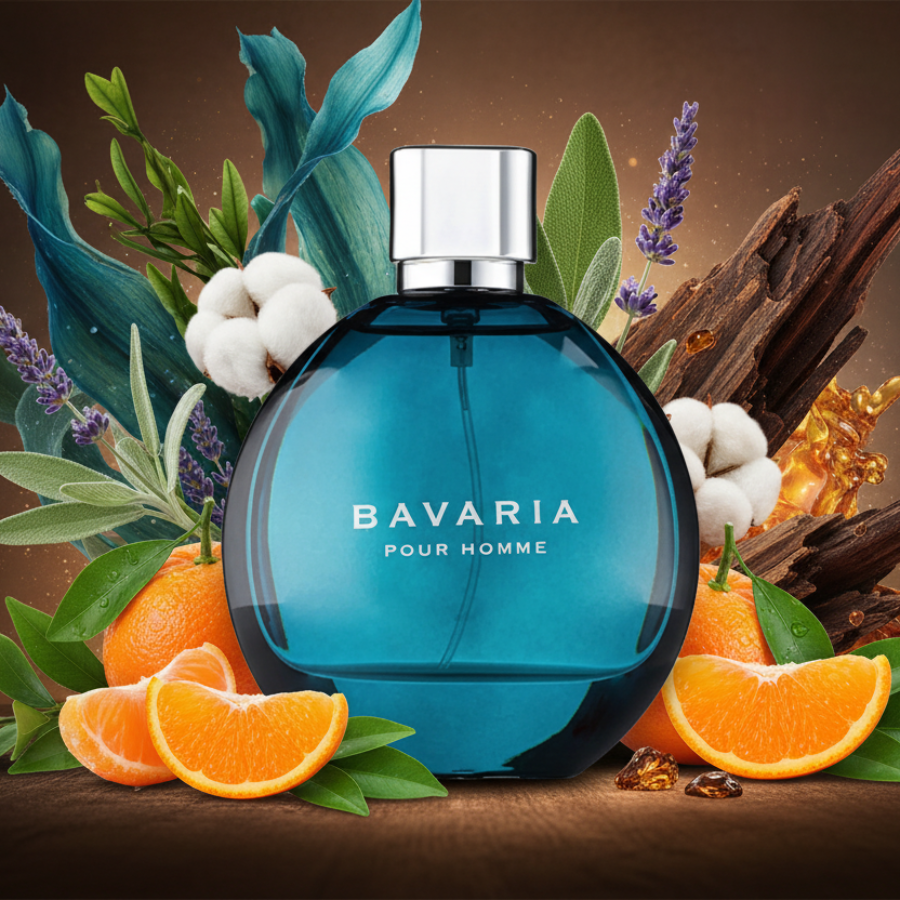 Fragrance World Bavaria Pour Homme edp 100ml Hombre (Inspirado en Aqva Pour Homme de Bvlgari)