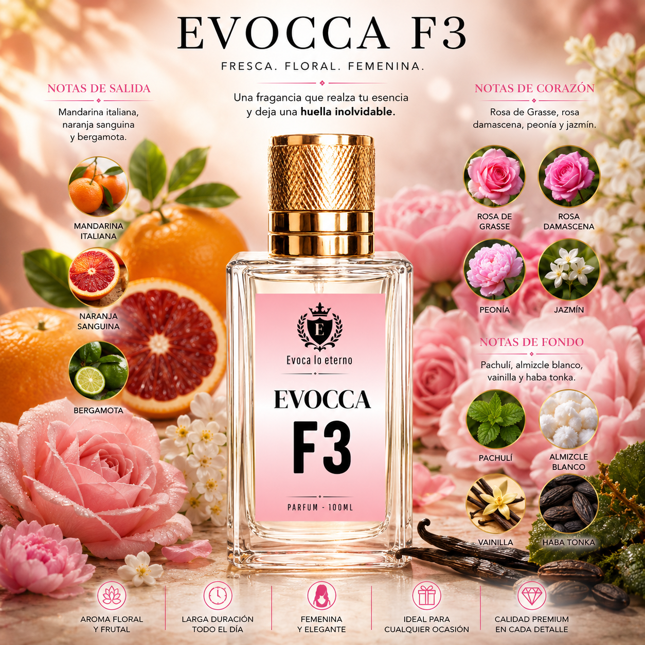 F3 Parfum 100ml Mujer (Miss Dior)