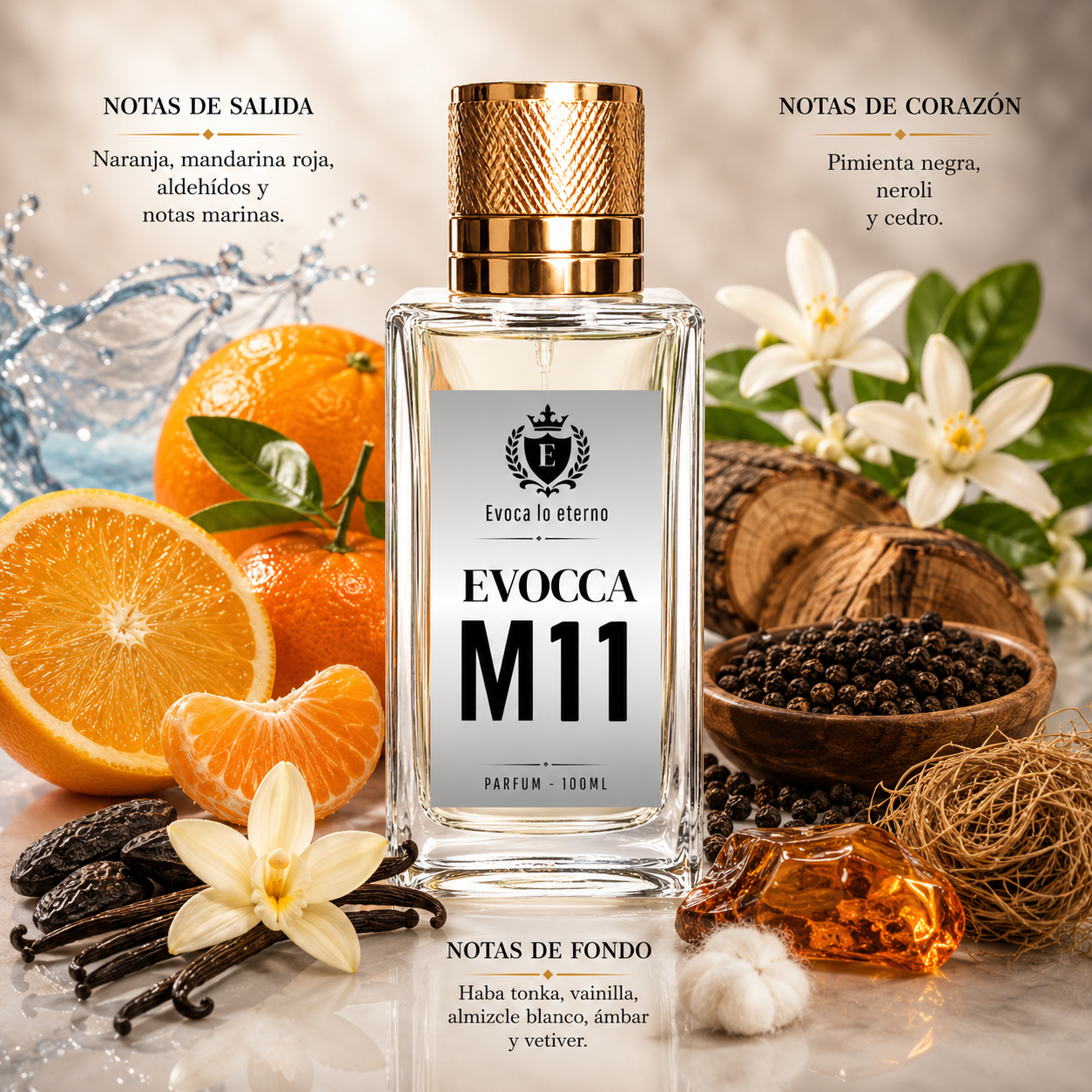 Evocca M11 Parfum 100ml Hombre (Chanel Allure Sport)