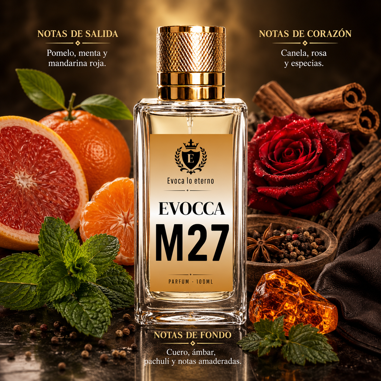 Evocca M27 Parfum 100ml Hombre (Paco Rabanne One Million)