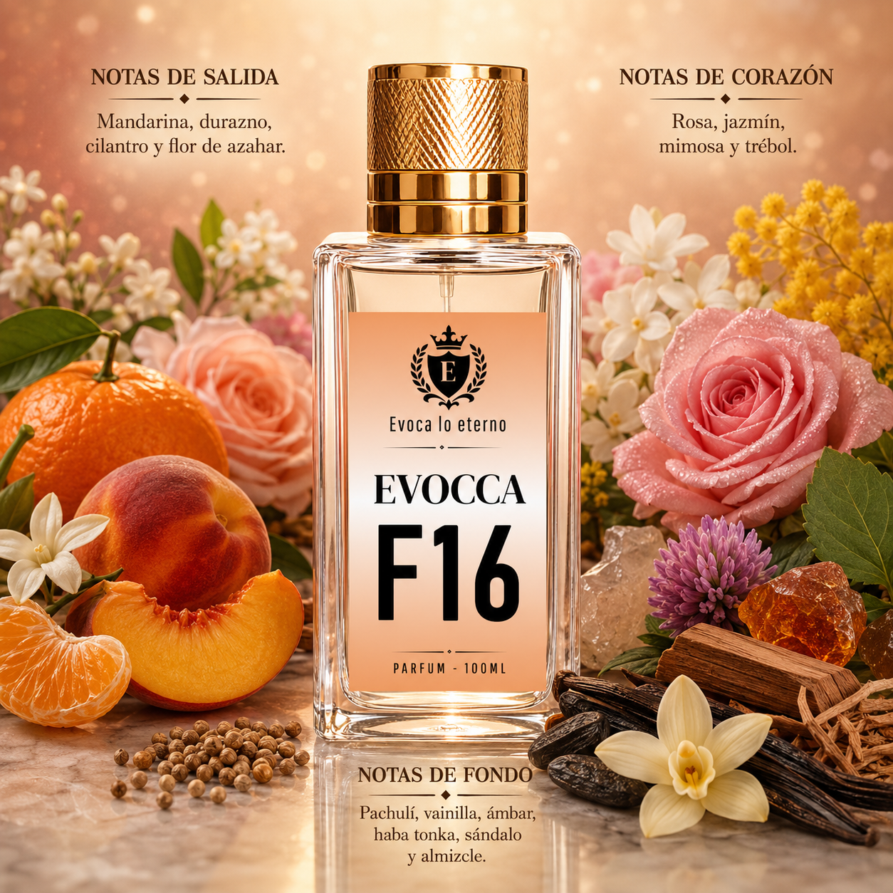 Evocca F16 Parfum 100ml Mujer (Chanel Coco)