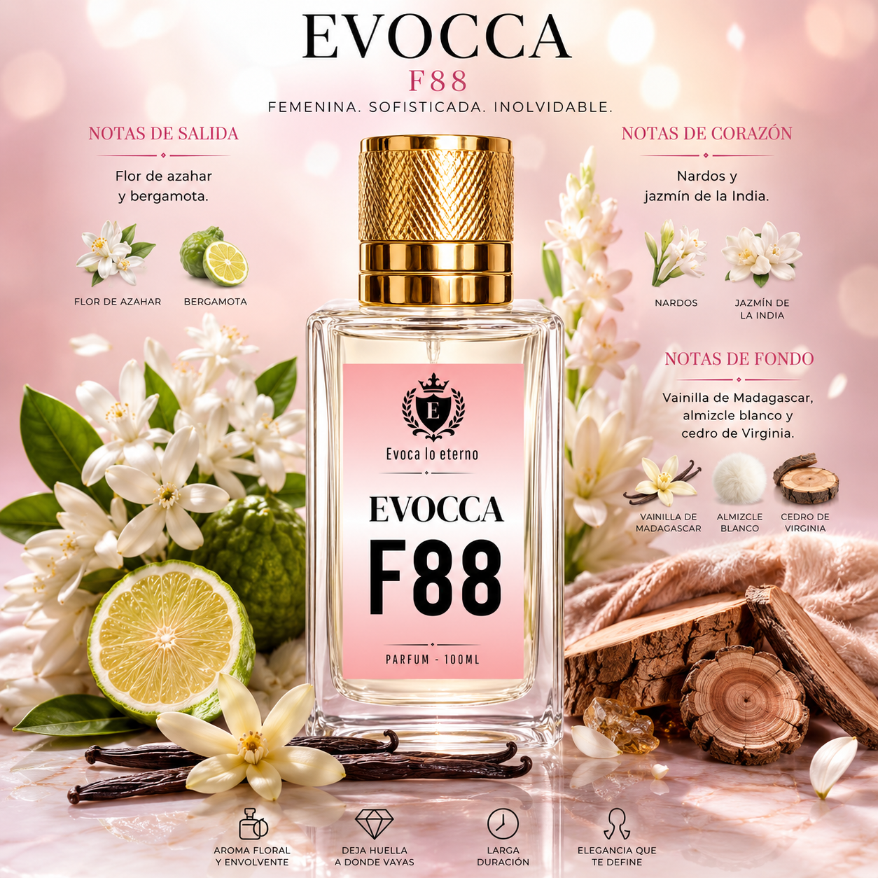 F88 Parfum 100ml Mujer (Armani My Way)