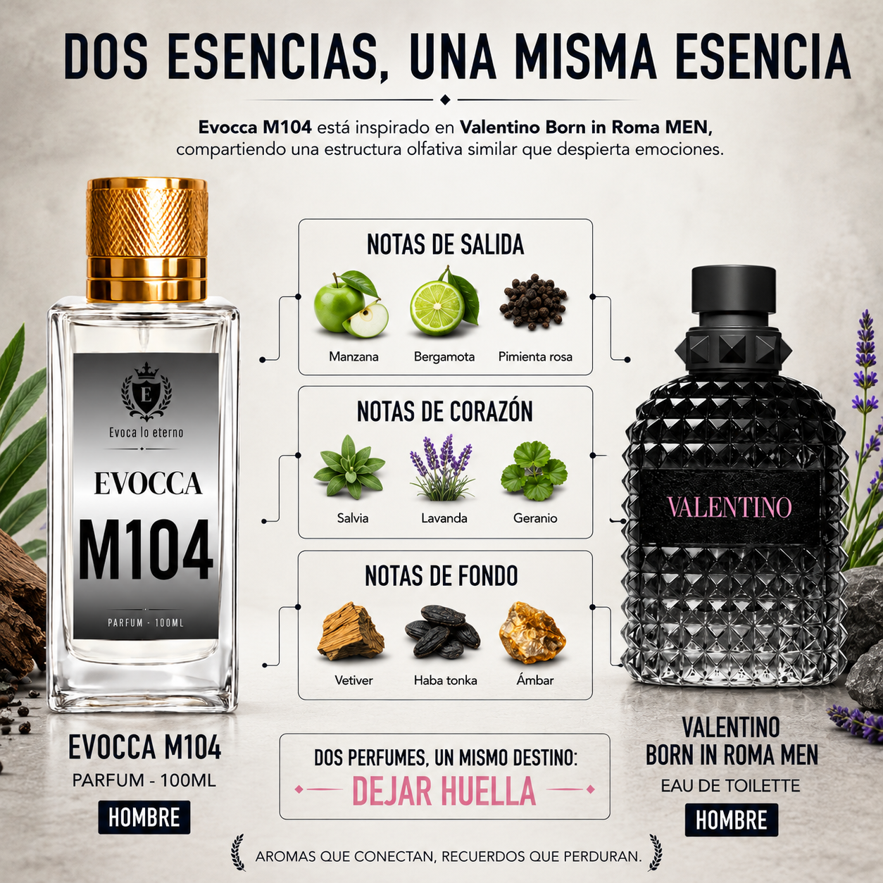M104 Parfum 100ml Hombre (Valentino Born in Roma)