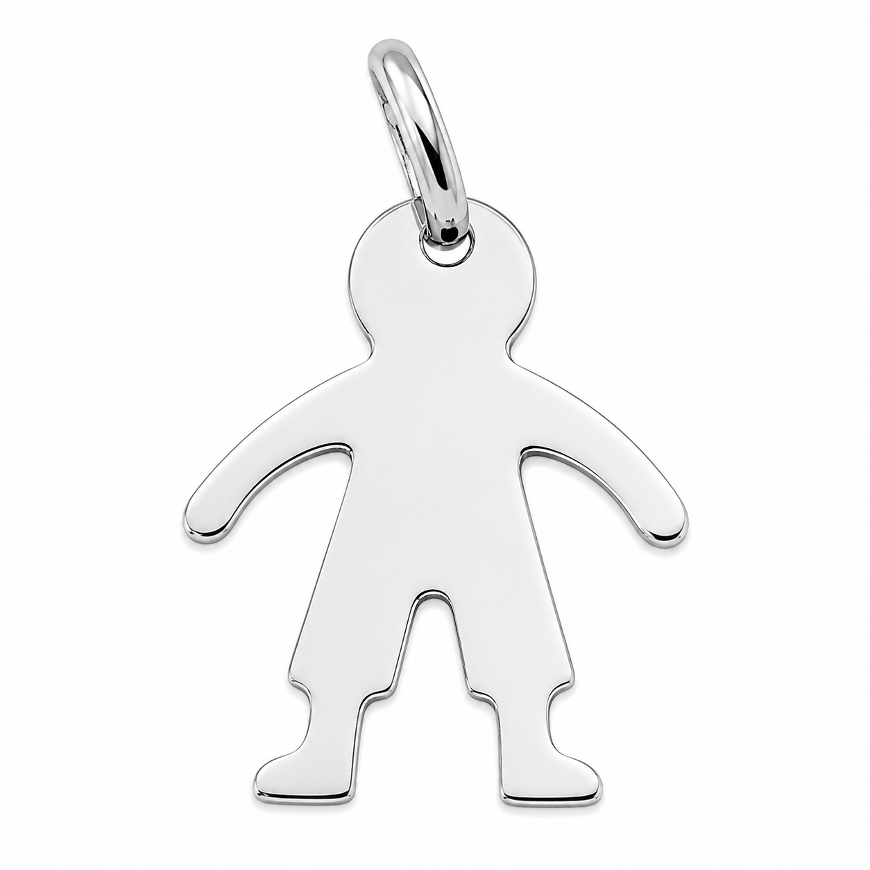 Dije plano niño Plata Italiana 925