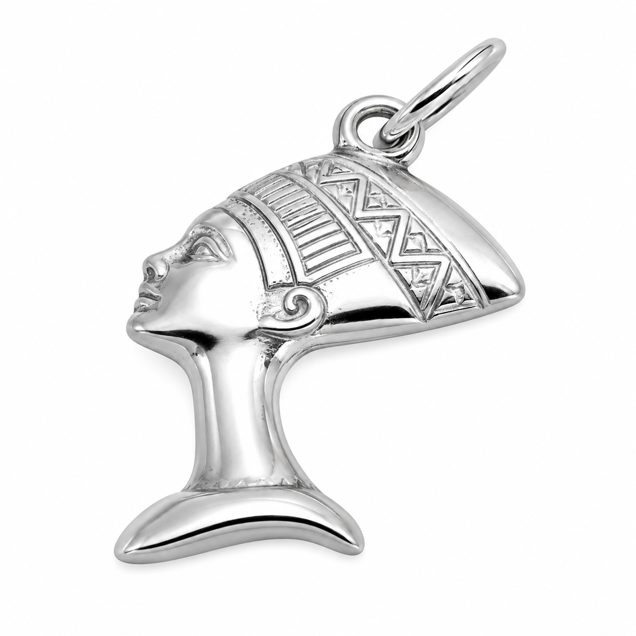 Dije soplado cleopatra Plata Italiana 925