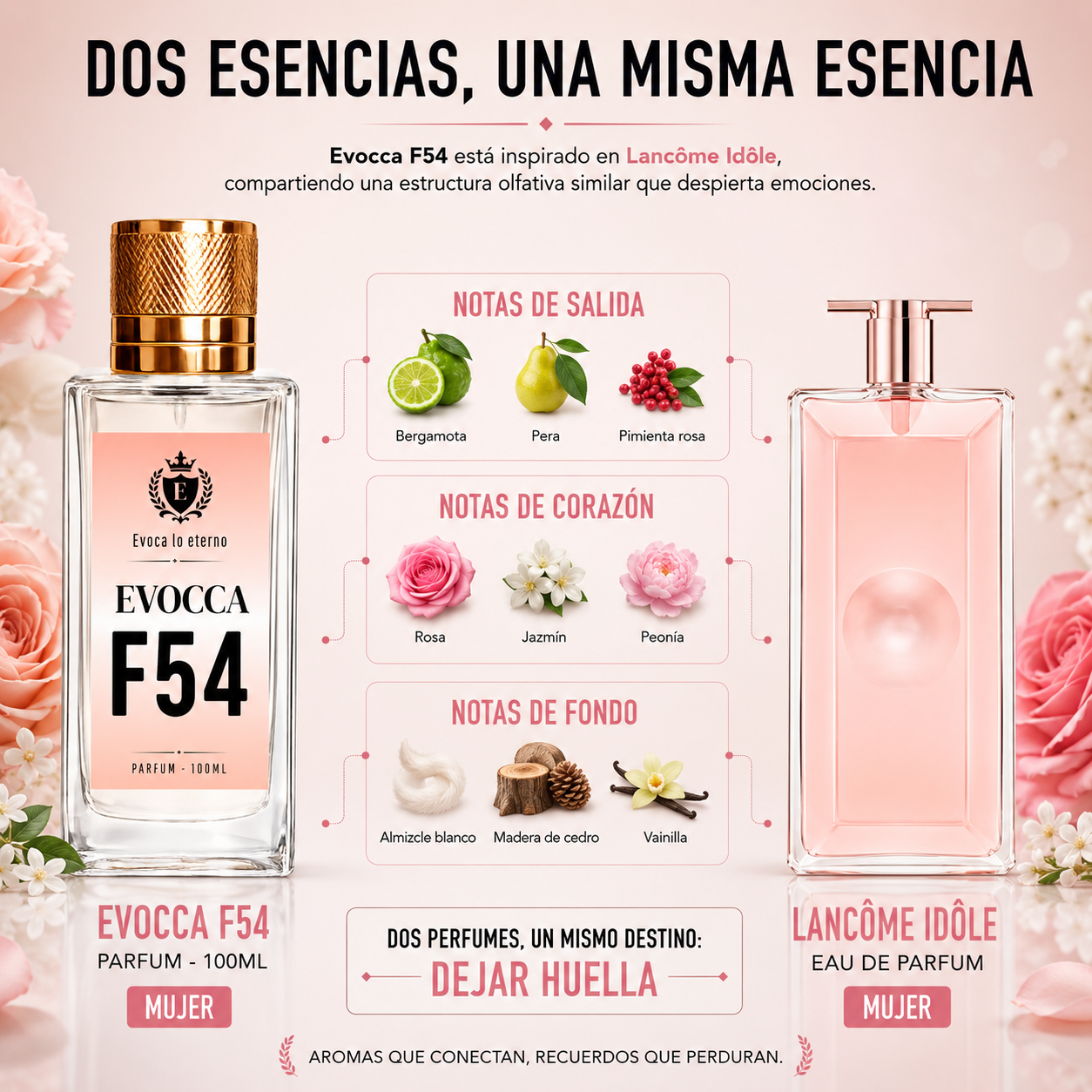 F54 Parfum 100ml Mujer (Lancome Idole)