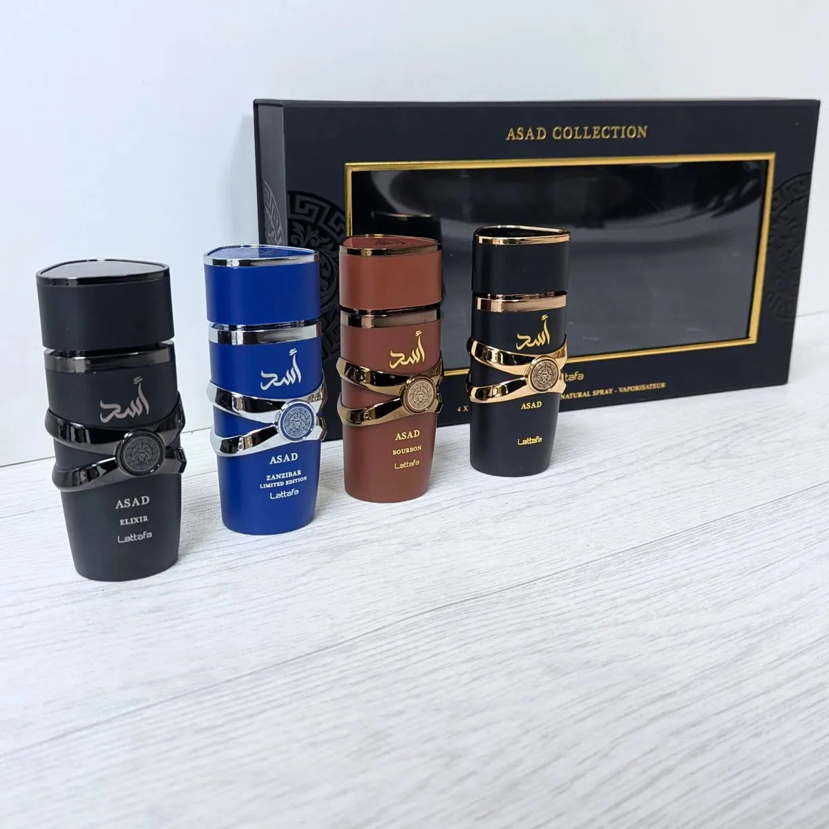 Lattafa Asad Collection Set EDP 4x25ml Hombre