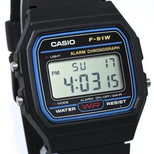 Reloj Casio Vintage F-91W-1D Unisex - Digital
