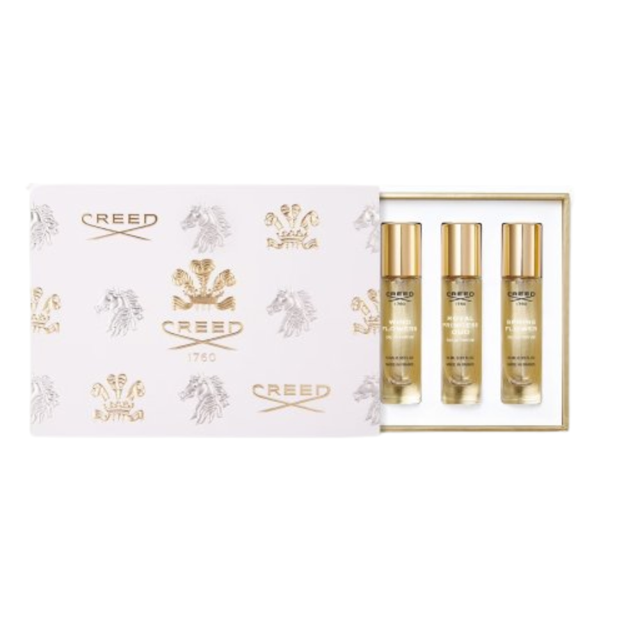 Creed Set Woman Aventus +Love In W +Wind f+Princess Oud +Spring F Edp 5x10ml Mujer