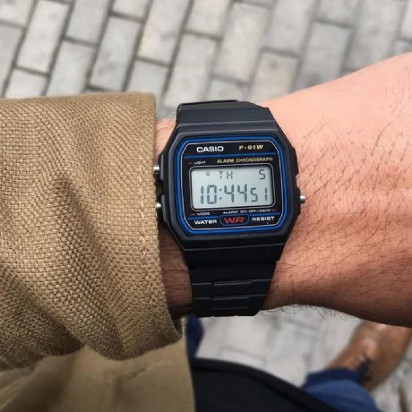 Reloj Casio Vintage F-91W-1D Unisex - Digital