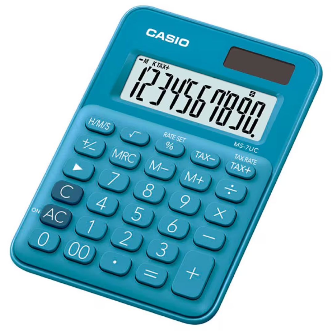 Calculadora Casio MS-7UC-BU - Relojeando Default Title Casio Calculadora Calculadora Casio MS-7UC-BU