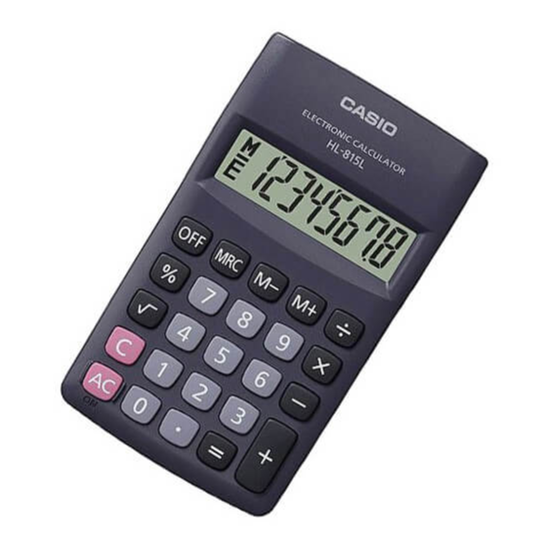 Calculadora Casio HL-815L-BK - Relojeando Default Title Casio Calculadora Calculadora Casio HL-815L-BK