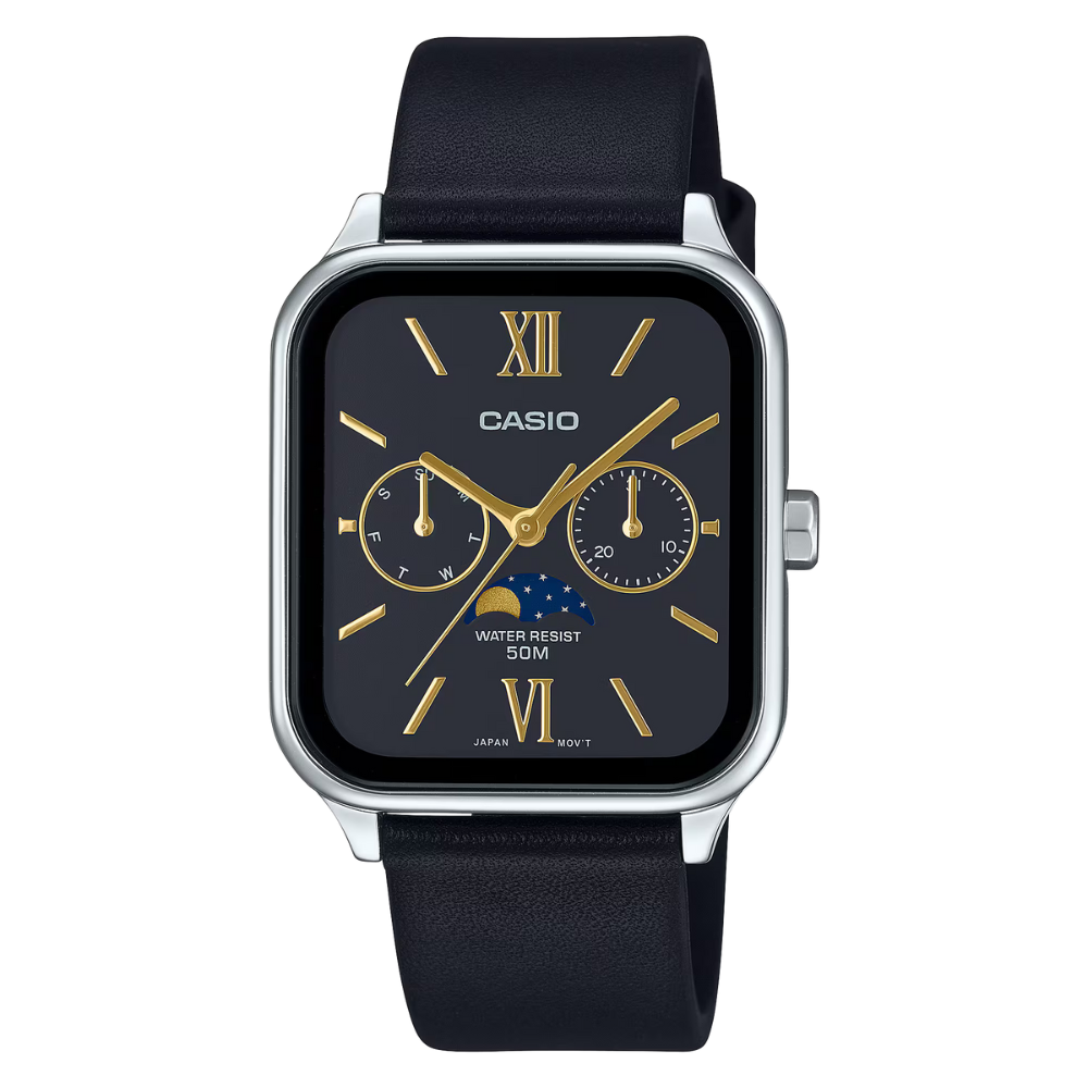 Reloj Casio Moonphase MTP‑M305L‑1A2V Hombre - Análogo