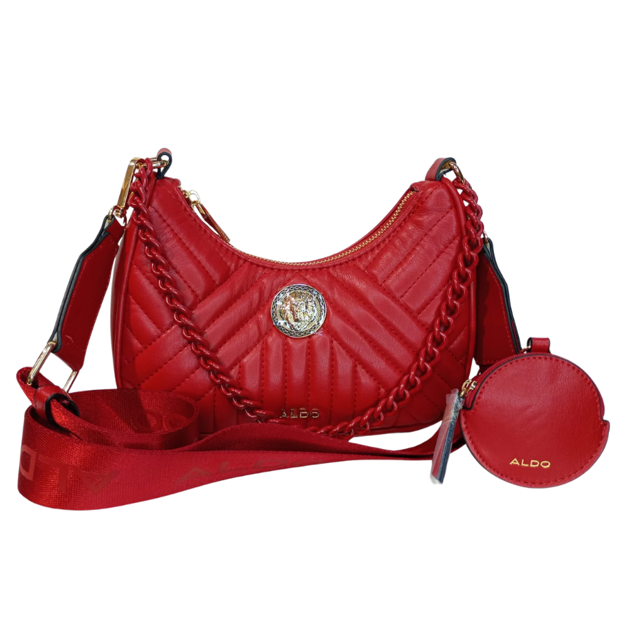 Aldo Crossbody Rojo con cadena