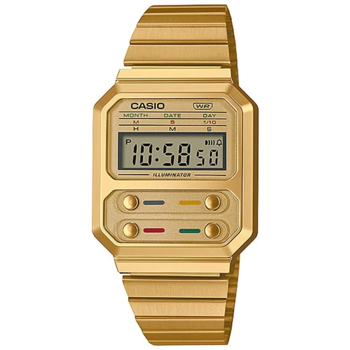 Reloj Casio Vintage A-100WEG-9A Unisex - Digital - Relojeando Default Title Casio Reloj Reloj Casio Vintage A-100WEG-9A Unisex - Digital
