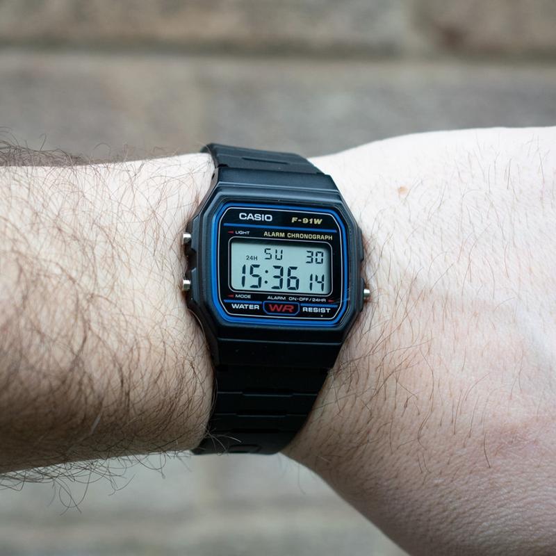 Reloj Casio Vintage F-91W-1D Unisex - Digital