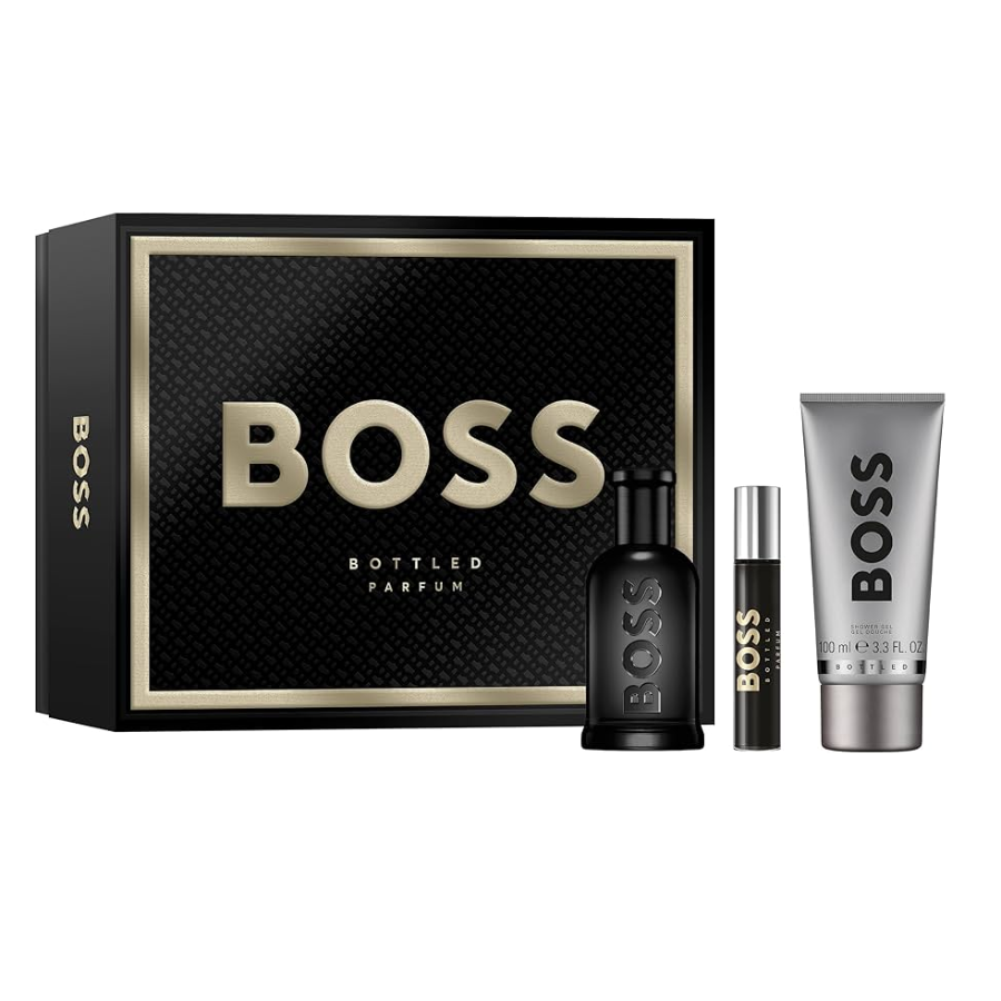 Hugo Boss Estuche Bottled Parfum 100ml + 100ml S/G + 10ml Mini Hombre (Sin celofan)