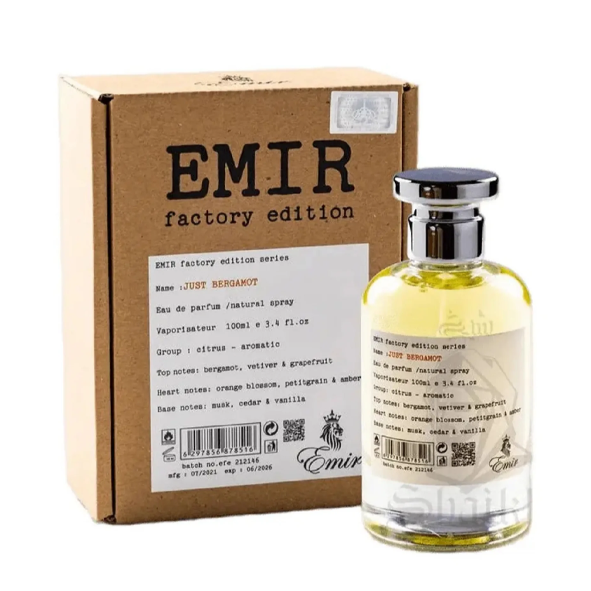 Just Bergamot Emir Factory Ediction Paris Corner Edp 100Ml Unisex