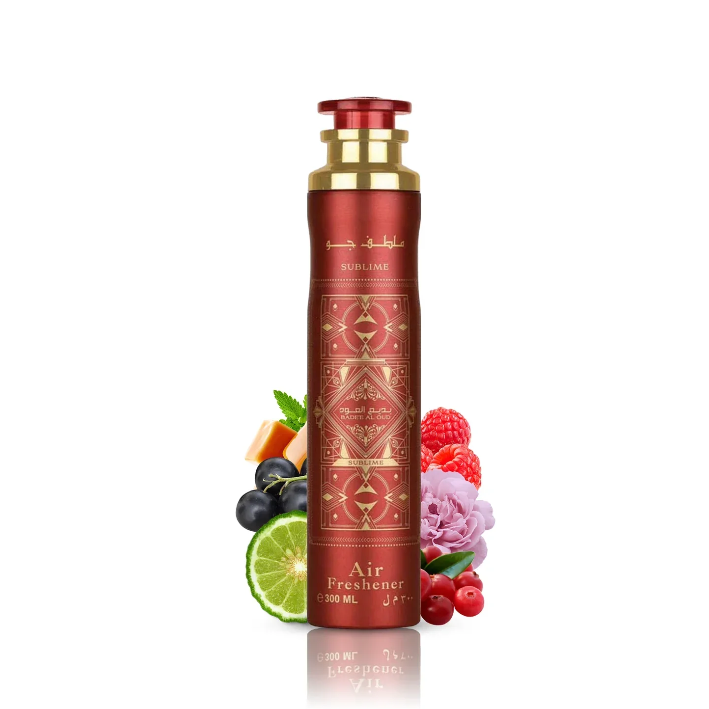 Lattafa Estuche Badee Al Oud Sublime 100ml+200ml Perfume Spray + 300ml Air Freshener Unisex