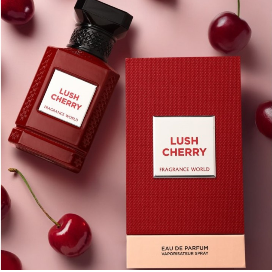 Fragrance World Lush Cherry edp 80ml Unisex (Inspirado en Lost Cherry de Tom Ford)