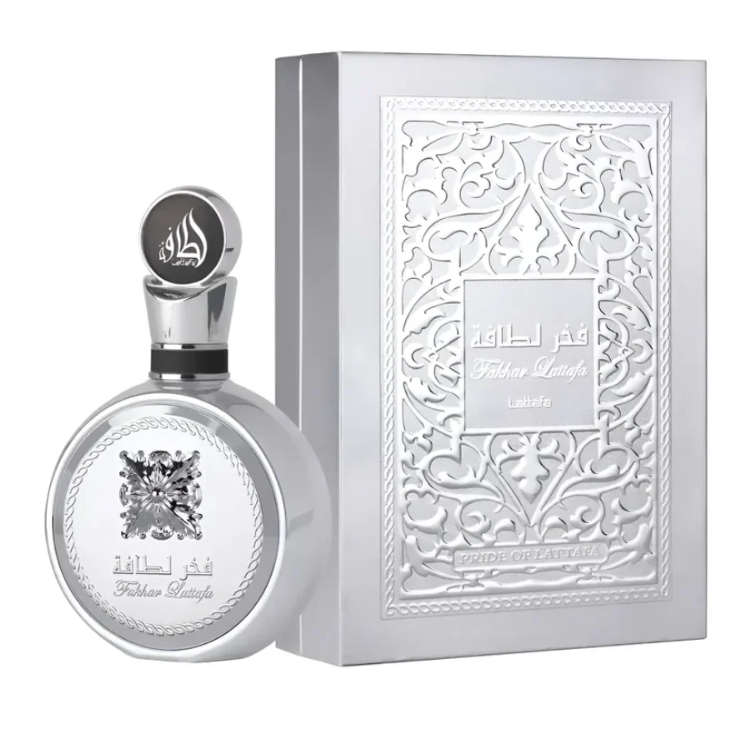 Lattafa Fakhar Platin edp 100ml Hombre (Inspirado en Y Elixir de Yves Saint Laurent)_