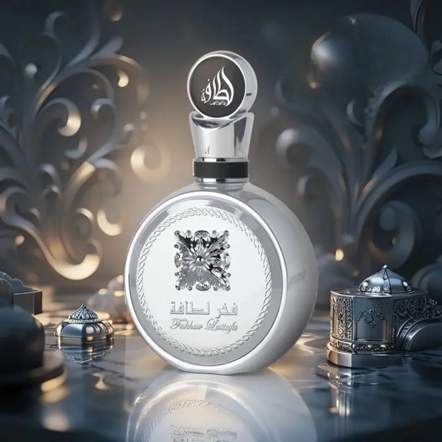 Lattafa Fakhar Platin edp 100ml Hombre (Inspirado en Y Elixir de Yves Saint Laurent)_
