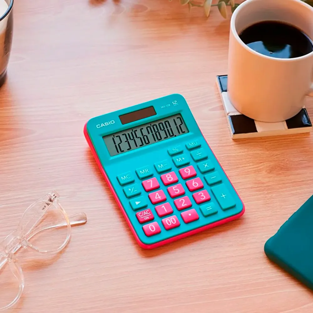 Calculadora Casio MX-12B-GNRD - Relojeando Default Title Casio Calculadora Calculadora Casio MX-12B-GNRD