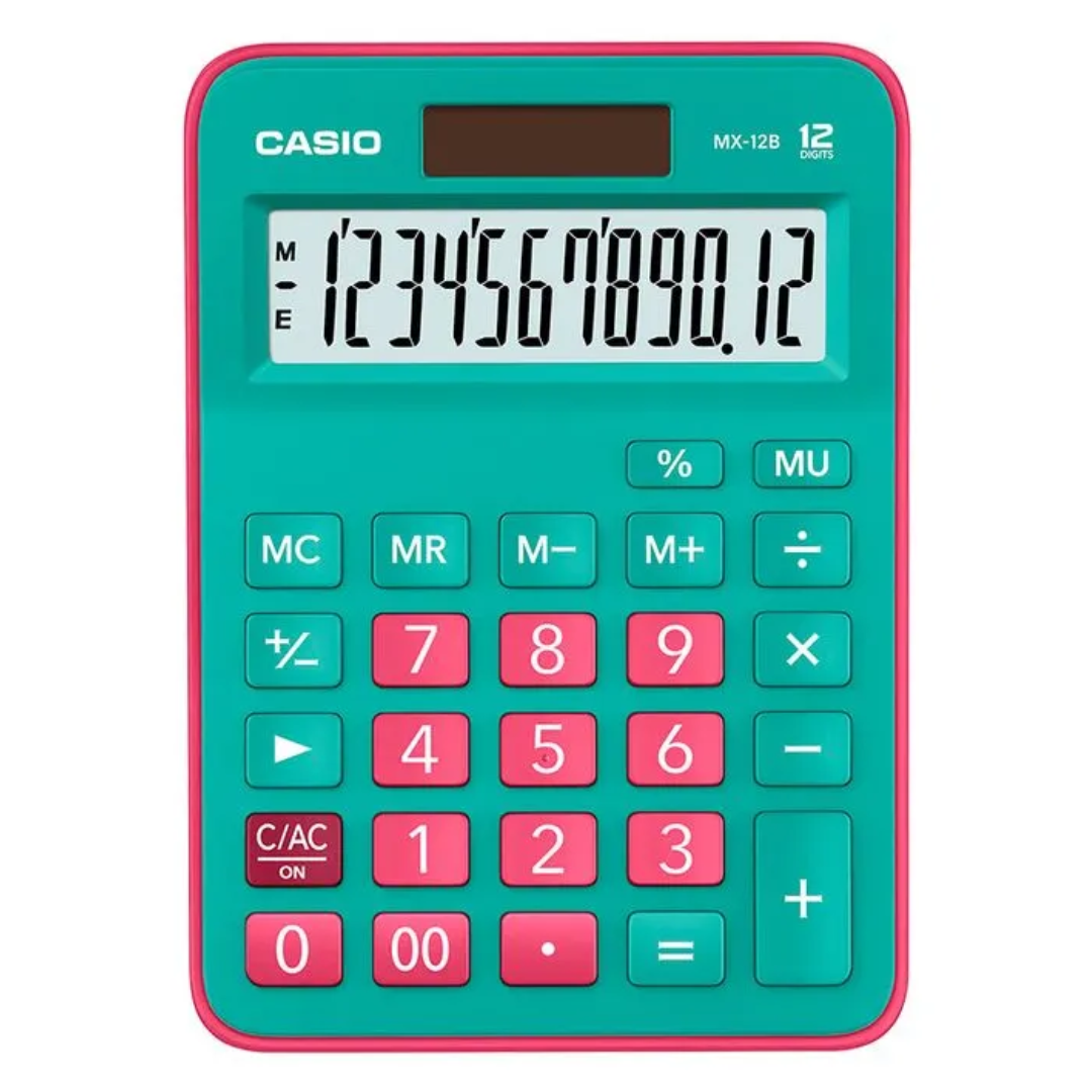 Calculadora Casio MX-12B-GNRD - Relojeando Default Title Casio Calculadora Calculadora Casio MX-12B-GNRD