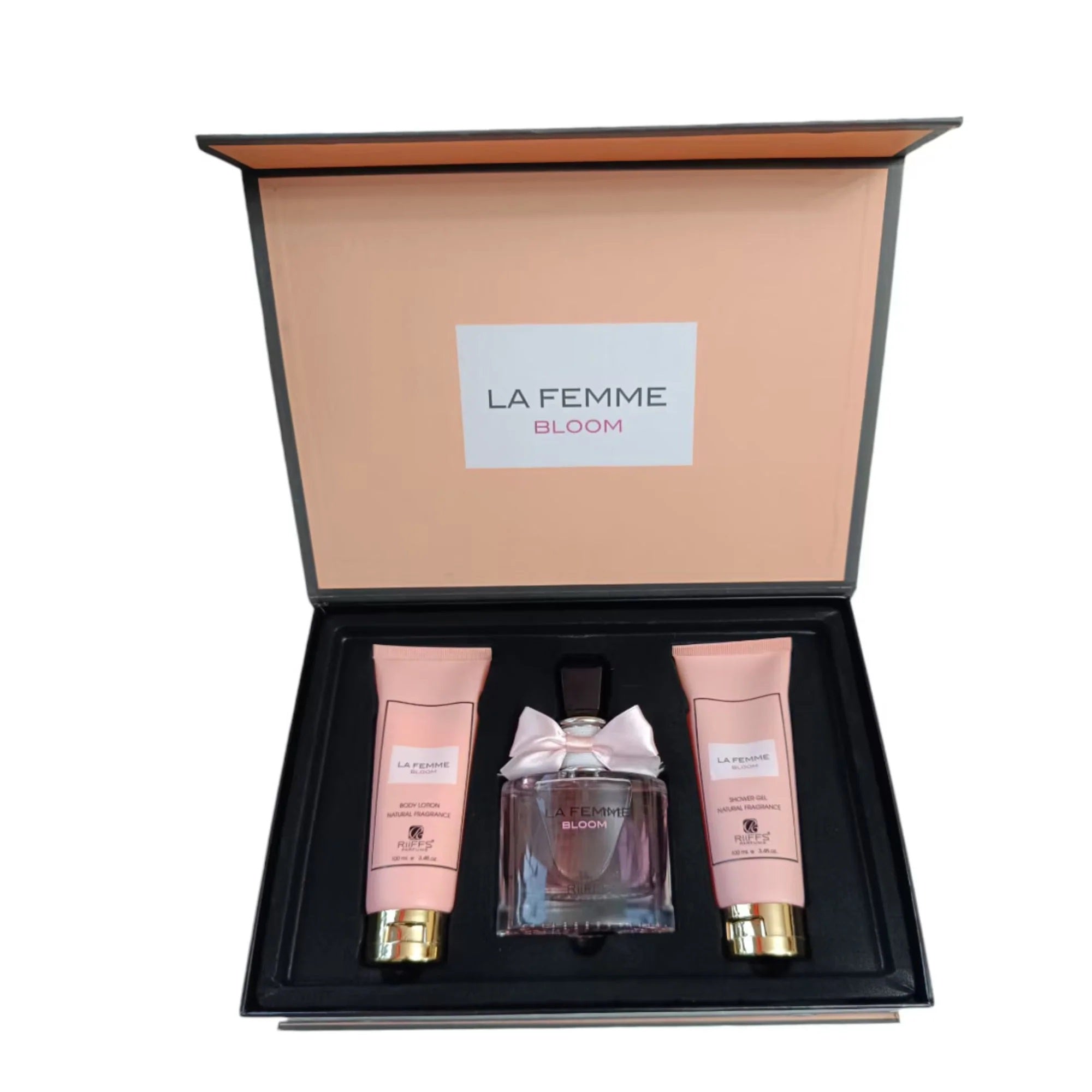 Riiffs Estuche la Femme Bloom edp 100ml +S/G 100ml +B/L 100ml Mujer