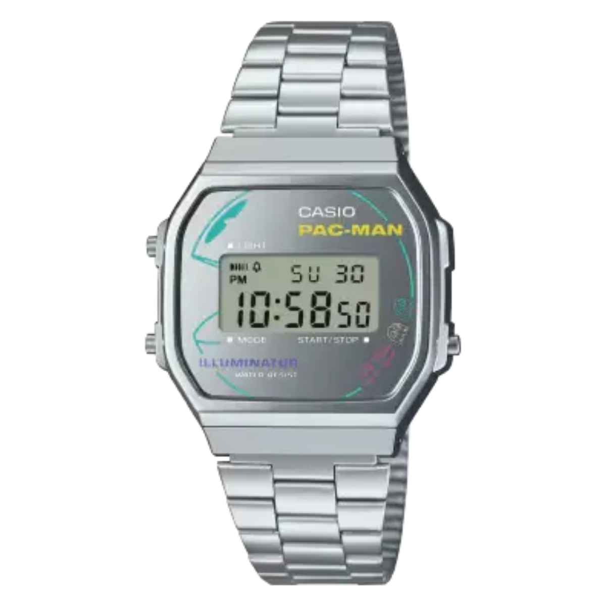 Reloj Casio A-168WEPC-7A Pac-Man Unisex – Digital Vintage