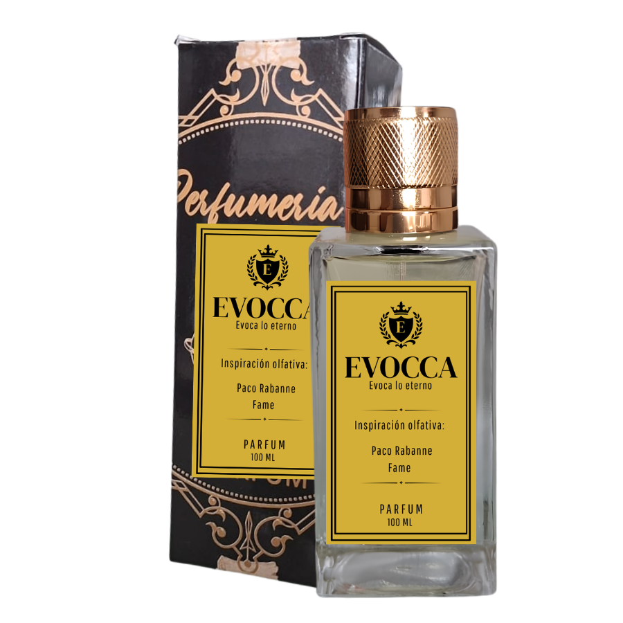Evocca Fame Parfum 100ml Mujer (F68 Paco Rabanne Fame edp Mujer)