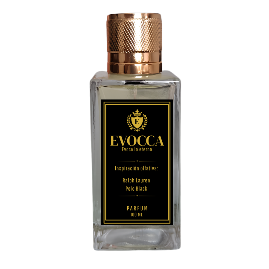 Evocca Polo Negro Parfum 100ml Hombre (M52 Ralph Lauren Pòlo Black)