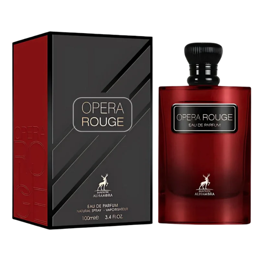 Maison Alhambra Opera Rouge edp 100ml Mujer (Inspirado en Black Opium Over Red de YSL)_