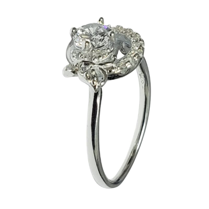 Anillo circulo de piedras plata 925 - 7