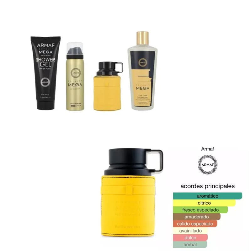 Armaf Estuche Odyssey Mega 100ml+250ml Shampoo+50ml Spray+100 S/G Hombre - Armaf - Default Title - Perfumisimo