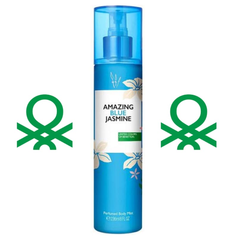 Benetton Amazing Blue Jasmine 236ml Body Mist Mujer - Perfumisimo