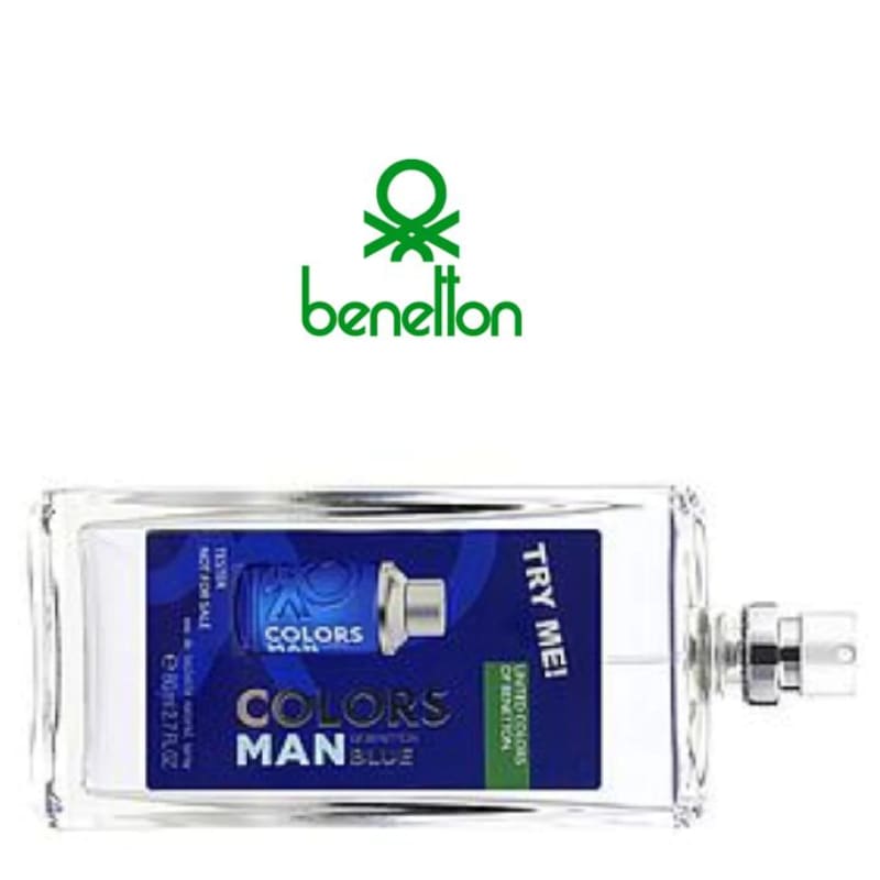 Benetton Colors Blue Man edt 80ml Hombre TESTER - Perfumisimo