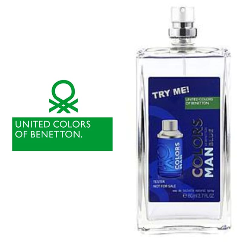 Benetton Colors Blue Man edt 80ml Hombre TESTER - Perfumisimo