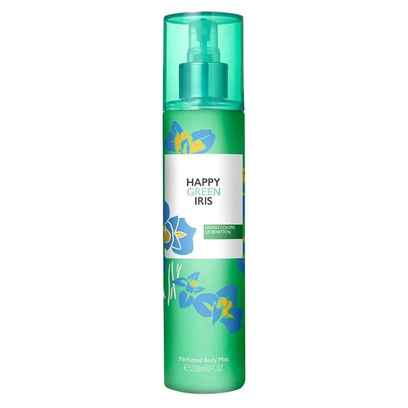 Benetton Happy Green Iris Body Mist 236ml Mujer