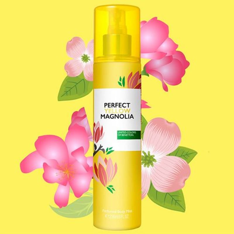 Benetton Perfect Yellow Magnolia Body Mist 236ml Mujer